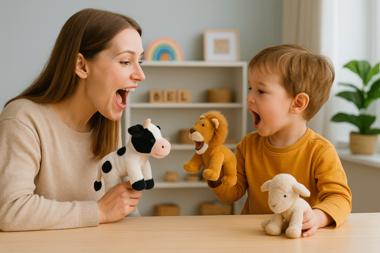 7 brincadeiras simples para estimular a fala em casa