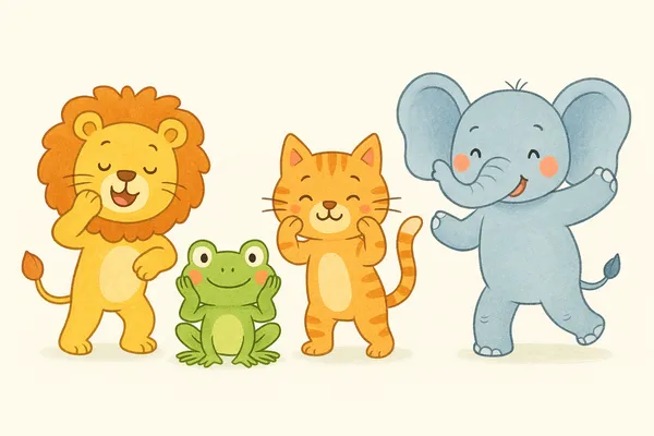 Atividades de imitação de animais