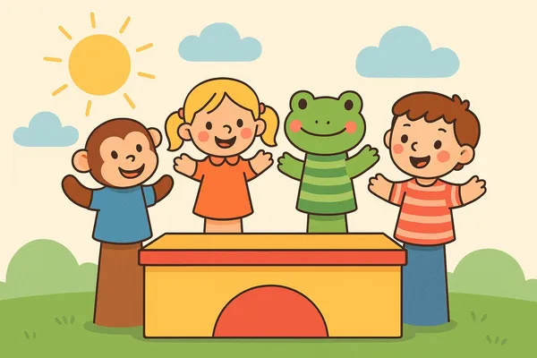 Brincadeiras com fantoches