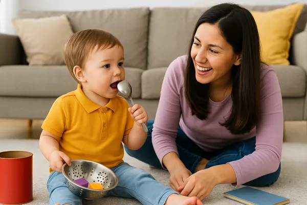 Brincadeiras com objetos do dia a dia