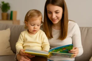 Rotina de leitura em casa