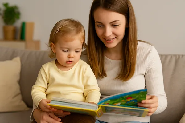 Rotina de leitura em casa
