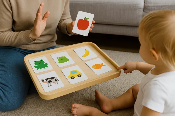 Usando cartões de figuras